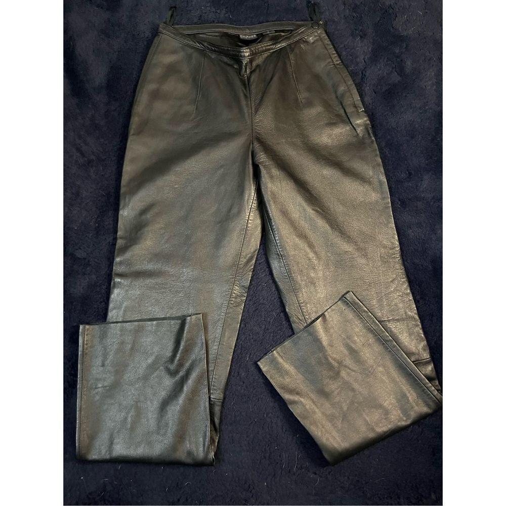 Wilson’s Leather Pelle Studio Motorcycle Womens Pants Sz 6 B8